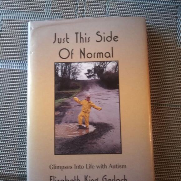 Book Just This Side Normal Life Autism Elizabeth King Gerlach 1999 - Picture 1 of 3